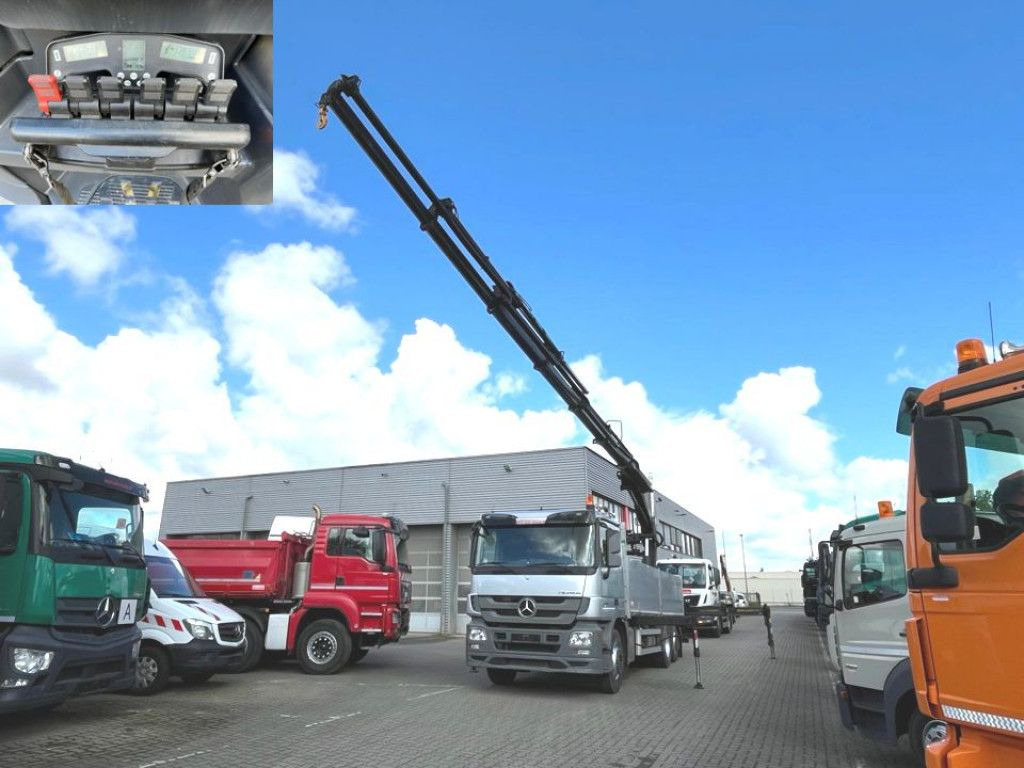Mercedes-Benz Actros 2546 L 6x2 Pritsche Heckkran Hiab 288 6x - Bortu kravas automašīna/ Platforma, Kravas auto ar manipulatoru: foto 1 Mercedes-Benz Actros 2546 L 6x2 Pritsche Heckkran Hiab 288 6x - Bortu kravas automašīna/ Platforma, Kravas auto ar manipulatoru: foto 1