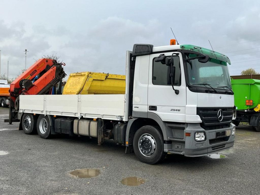 Mercedes-Benz Actros 2546 L 6x2 Pritsche Heckkran Palfinger P - Bortu kravas automašīna/ Platforma, Kravas auto ar manipulatoru: foto 2 Mercedes-Benz Actros 2546 L 6x2 Pritsche Heckkran Palfinger P - Bortu kravas automašīna/ Platforma, Kravas auto ar manipulatoru: foto 2