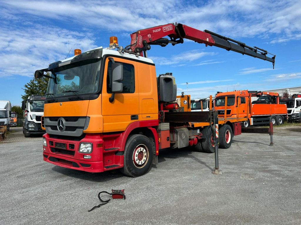 Mercedes-Benz Actros 2646 L 6x4 Pritsche Kran Fassi 450 45m/t - Bortu kravas automašīna/ Platforma, Kravas auto ar manipulatoru: foto 1 Mercedes-Benz Actros 2646 L 6x4 Pritsche Kran Fassi 450 45m/t - Bortu kravas automašīna/ Platforma, Kravas auto ar manipulatoru: foto 1