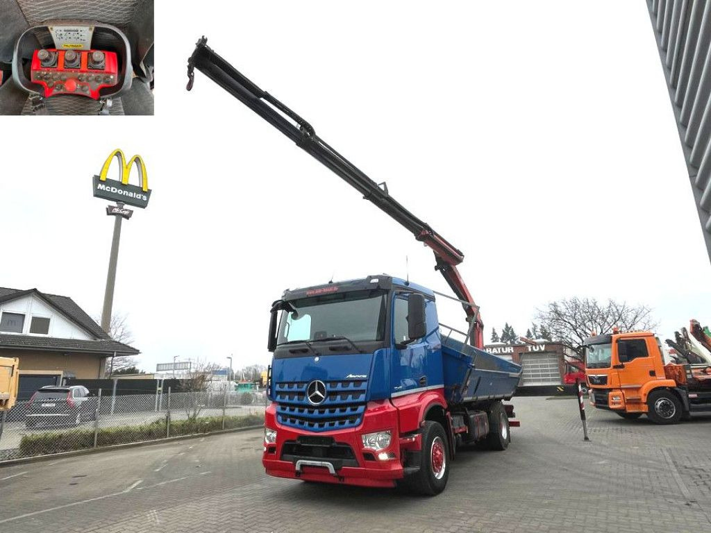 Mercedes-Benz Arocs 1845 4x4 HAD 2-Achs Allradkipper Kran Funk Mercedes-Benz Arocs 1845 4x4 HAD 2-Achs Allradkipper Heckkran - Kravas automašīna pašizgāzējs, Kravas auto ar manipulatoru: foto 1 Mercedes-Benz Arocs 1845 4x4 HAD 2-Achs Allradkipper Kran Funk Mercedes-Benz Arocs 1845 4x4 HAD 2-Achs Allradkipper Heckkran - Kravas automašīna pašizgāzējs, Kravas auto ar manipulatoru: foto 1