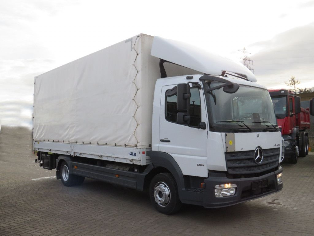 Mercedes-Benz Atego 818 L Pritsche LBW LBW 1 to AHK+Luftans - Furgons ar tentu: foto 2 Mercedes-Benz Atego 818 L Pritsche LBW LBW 1 to AHK+Luftans - Furgons ar tentu: foto 2