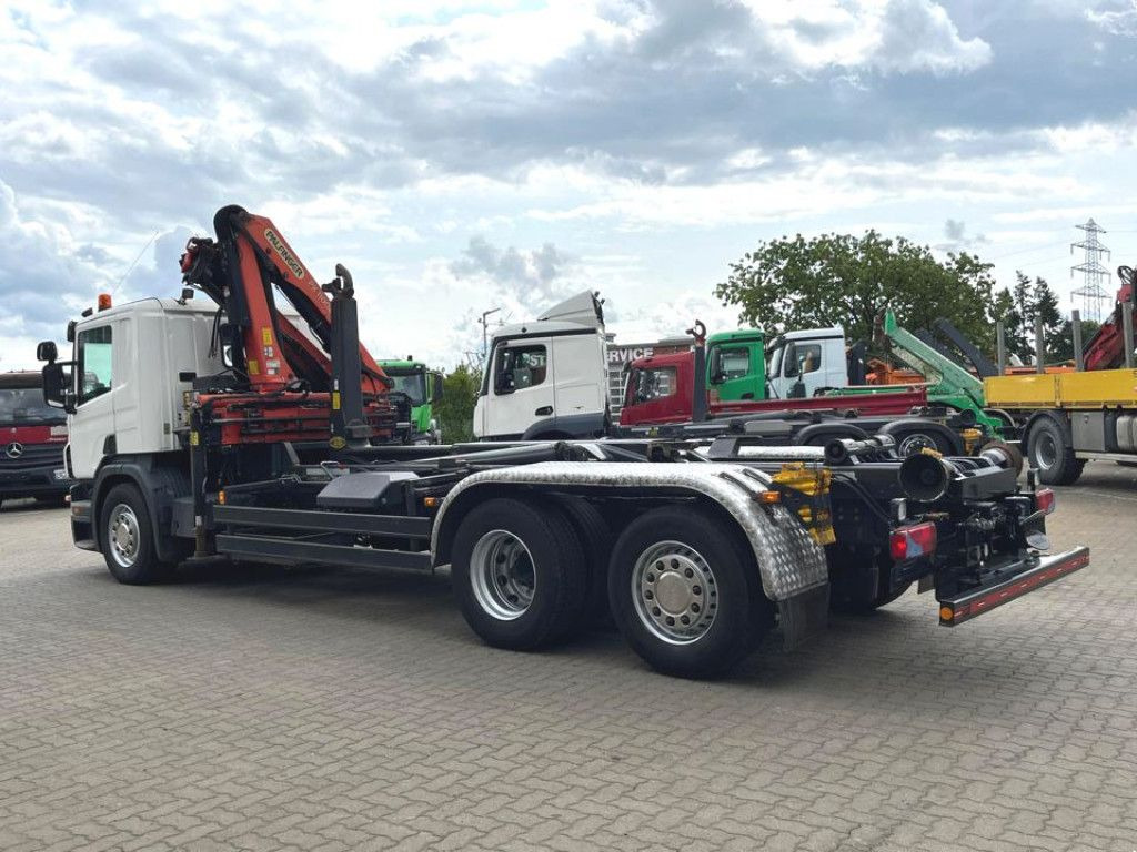 Scania P 360 6x2 Abrollkipper mit Kran Lift/Lenkachse Scania P 360 6x2 Abrollkipper mit Kran Lift/Lenkachse - Pacēlājs ar āķi, Kravas auto ar manipulatoru: foto 4 Scania P 360 6x2 Abrollkipper mit Kran Lift/Lenkachse Scania P 360 6x2 Abrollkipper mit Kran Lift/Lenkachse - Pacēlājs ar āķi, Kravas auto ar manipulatoru: foto 4