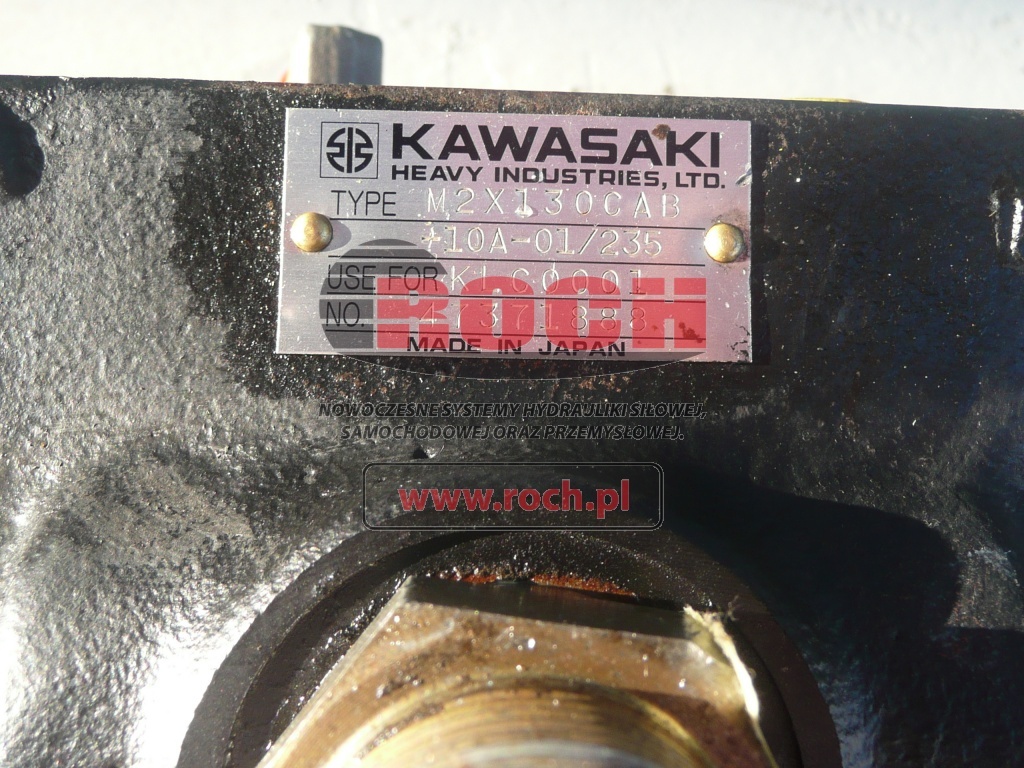 KAWASAKI M2X130CAB-10A-01/235 KLC0001 47371888 - Hidrauliskais motors: foto 2 KAWASAKI M2X130CAB-10A-01/235 KLC0001 47371888 - Hidrauliskais motors: foto 2