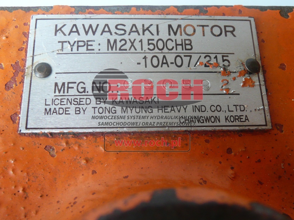 KAWASAKI M2X150CHB-10A-07/215 630592 - Hidrauliskais motors: foto 2 KAWASAKI M2X150CHB-10A-07/215 630592 - Hidrauliskais motors: foto 2