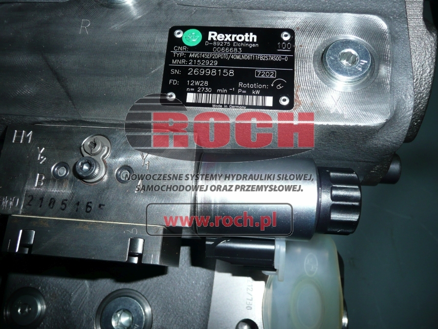 REXROTH A4VG145EP2DP0T0/40MLND6T11FB2S7AS00-0 2152929 0066683 - Hidrauliskais sūknis - Biešu kombains: foto 2 REXROTH A4VG145EP2DP0T0/40MLND6T11FB2S7AS00-0 2152929 0066683 - Hidrauliskais sūknis - Biešu kombains: foto 2