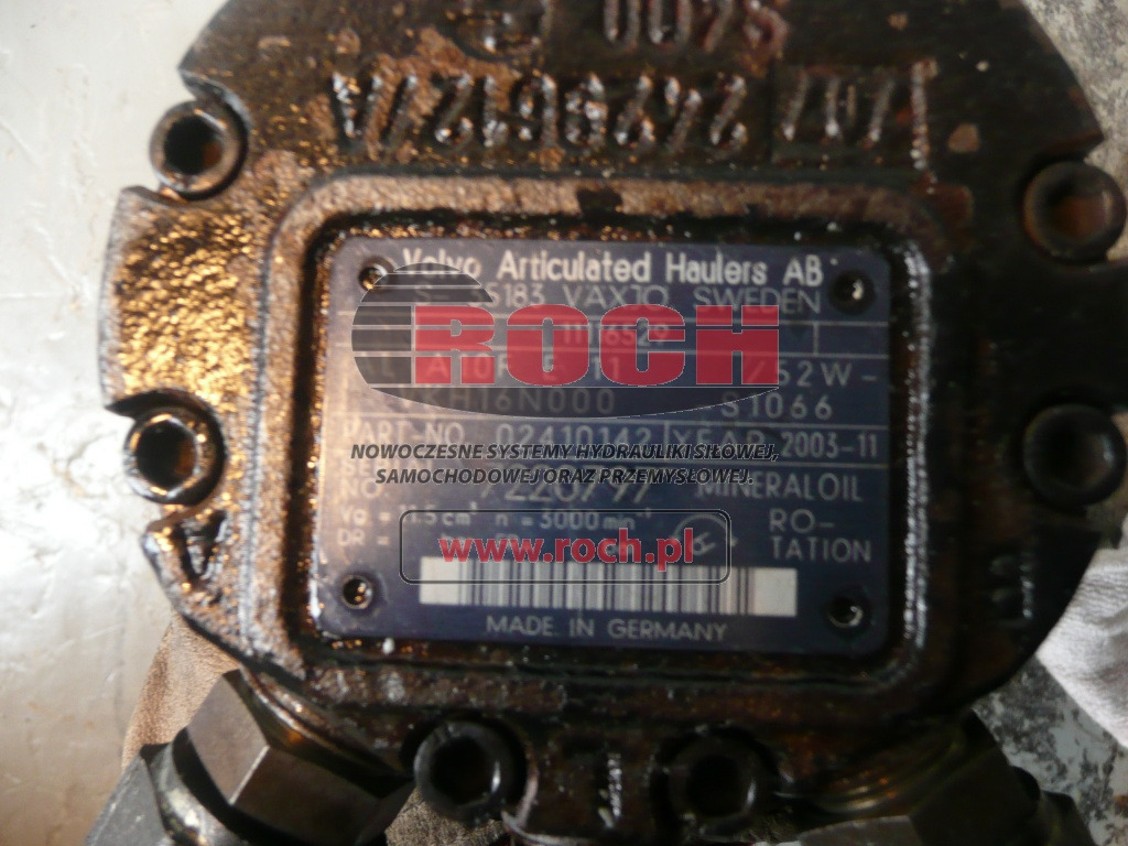 VOLVO AL A10FE11/52W-VKH16N000-S1066 11116529 02410142 - Hidrauliskais motors: foto 1 VOLVO AL A10FE11/52W-VKH16N000-S1066 11116529 02410142 - Hidrauliskais motors: foto 1