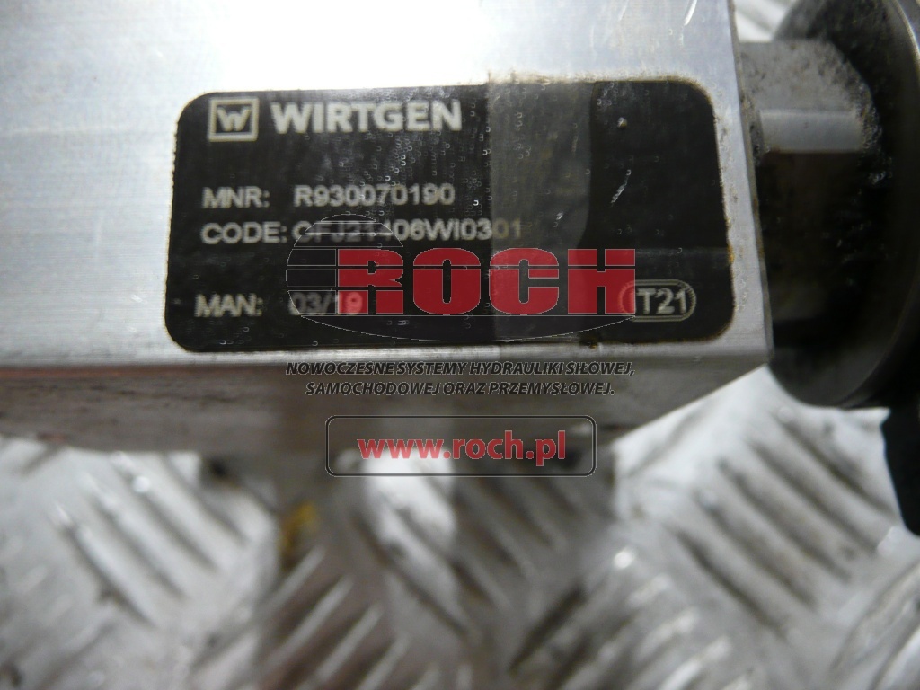 WIRTGEN R930070190 0FJ21406WI0301 - 1 SEKCYJMY+ CEWKA - Hidrauliskais vārsts: foto 2 WIRTGEN R930070190 0FJ21406WI0301 - 1 SEKCYJMY+ CEWKA - Hidrauliskais vārsts: foto 2