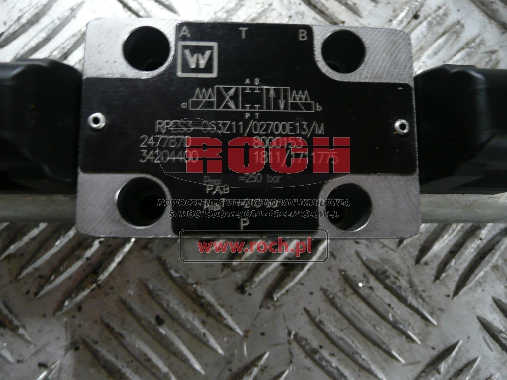 WIRTGEN RPES3-063Z11/02700E13/M 2477870 8000153 34204400 1811/1711 775 + 27642500 - Hidrauliskais vārsts: foto 2 WIRTGEN RPES3-063Z11/02700E13/M 2477870 8000153 34204400 1811/1711 775 + 27642500 - Hidrauliskais vārsts: foto 2