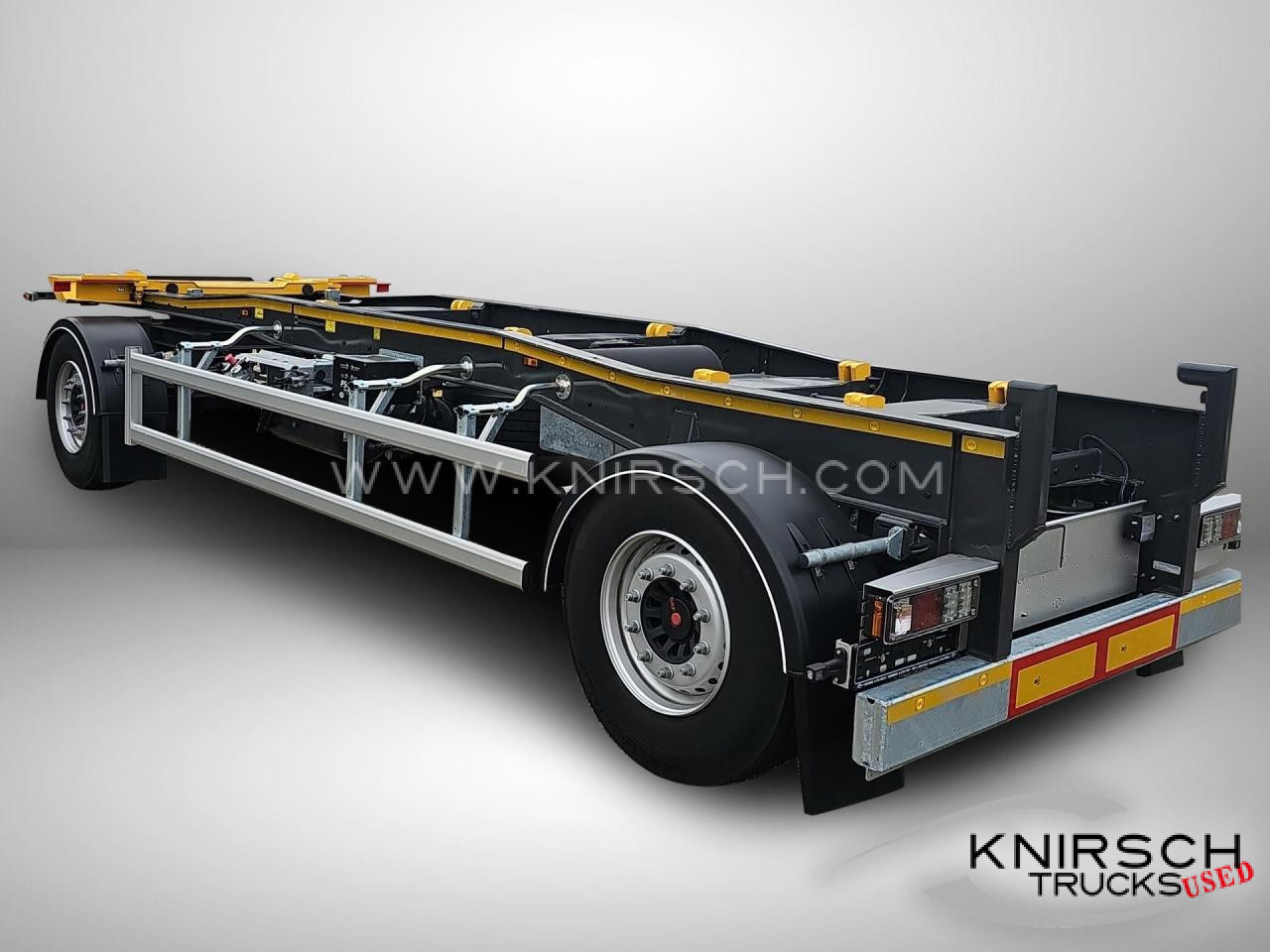 HUEFFERMANN KOMMUNAL 2-A-Schlitt -HSA - Multilift/ Būvgružu konteinera piekabe: foto 1 HUEFFERMANN KOMMUNAL 2-A-Schlitt -HSA - Multilift/ Būvgružu konteinera piekabe: foto 1