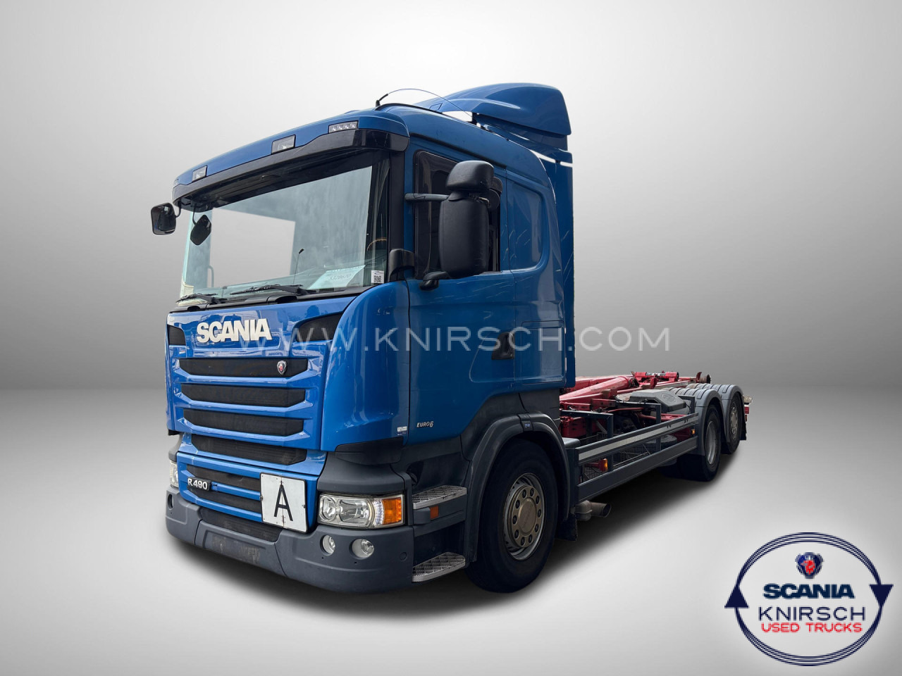 SCANIA R490LB6x2*4HNA /Abrollkipper /MEILLER /Lift+Steeri - Pacēlājs ar āķi: foto 1 SCANIA R490LB6x2*4HNA /Abrollkipper /MEILLER /Lift+Steeri - Pacēlājs ar āķi: foto 1