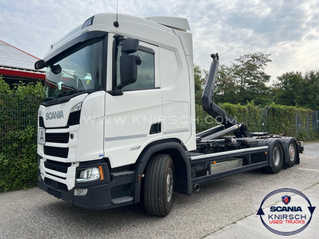 SCANIA R500A4X2MA Meiller RS 21.70 - Pacēlājs ar āķi: foto 1 SCANIA R500A4X2MA Meiller RS 21.70 - Pacēlājs ar āķi: foto 1