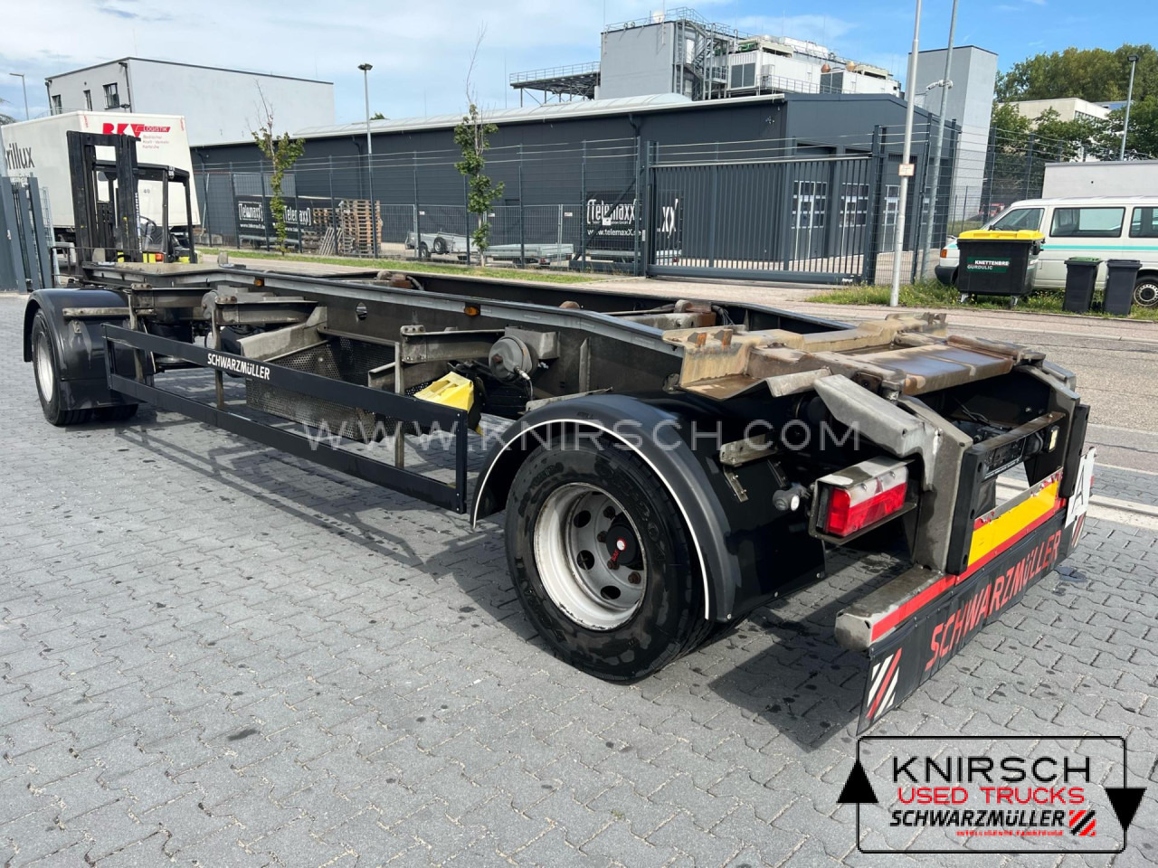 SCHWARZMUELLER Abrollanhänger mit Schlitten - Multilift/ Būvgružu konteinera piekabe: foto 1 SCHWARZMUELLER Abrollanhänger mit Schlitten - Multilift/ Būvgružu konteinera piekabe: foto 1