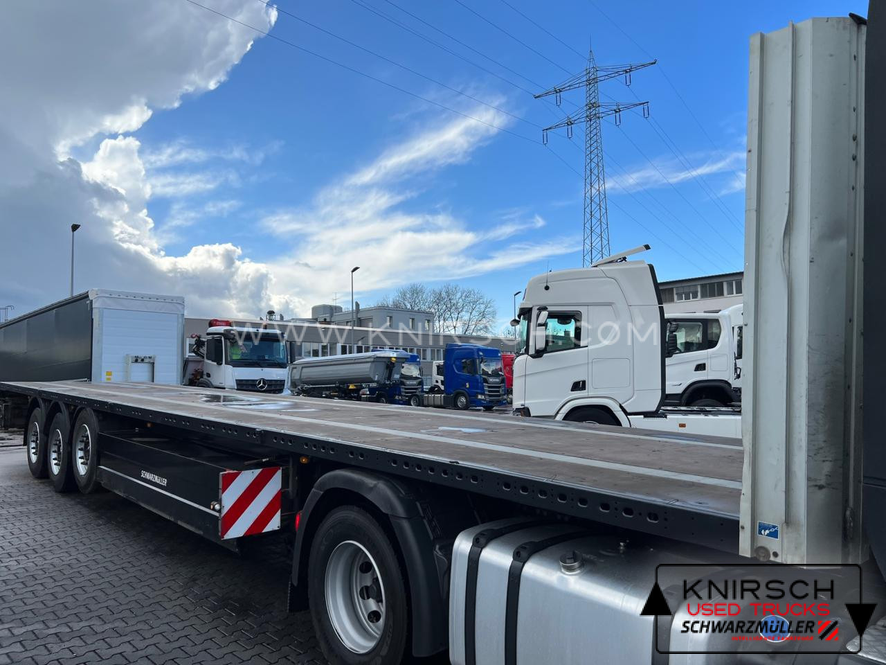 SCHWARZMUELLER Plateau Auflieger J-3A-125 - Bortu puspiekabe/ Platforma: foto 2 SCHWARZMUELLER Plateau Auflieger J-3A-125 - Bortu puspiekabe/ Platforma: foto 2