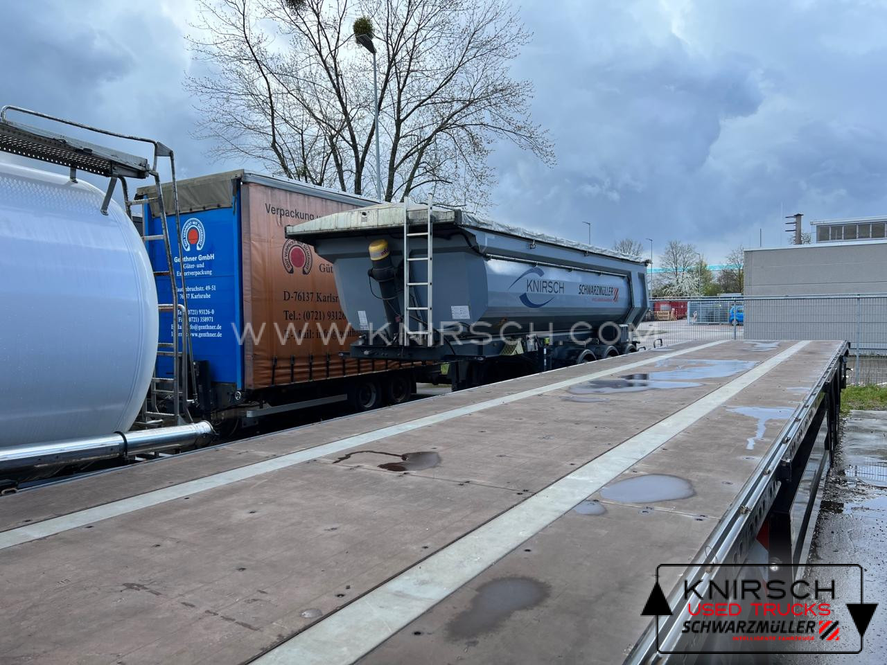 SCHWARZMUELLER Plateau Auflieger J-3A-125 - Bortu puspiekabe/ Platforma: foto 4 SCHWARZMUELLER Plateau Auflieger J-3A-125 - Bortu puspiekabe/ Platforma: foto 4