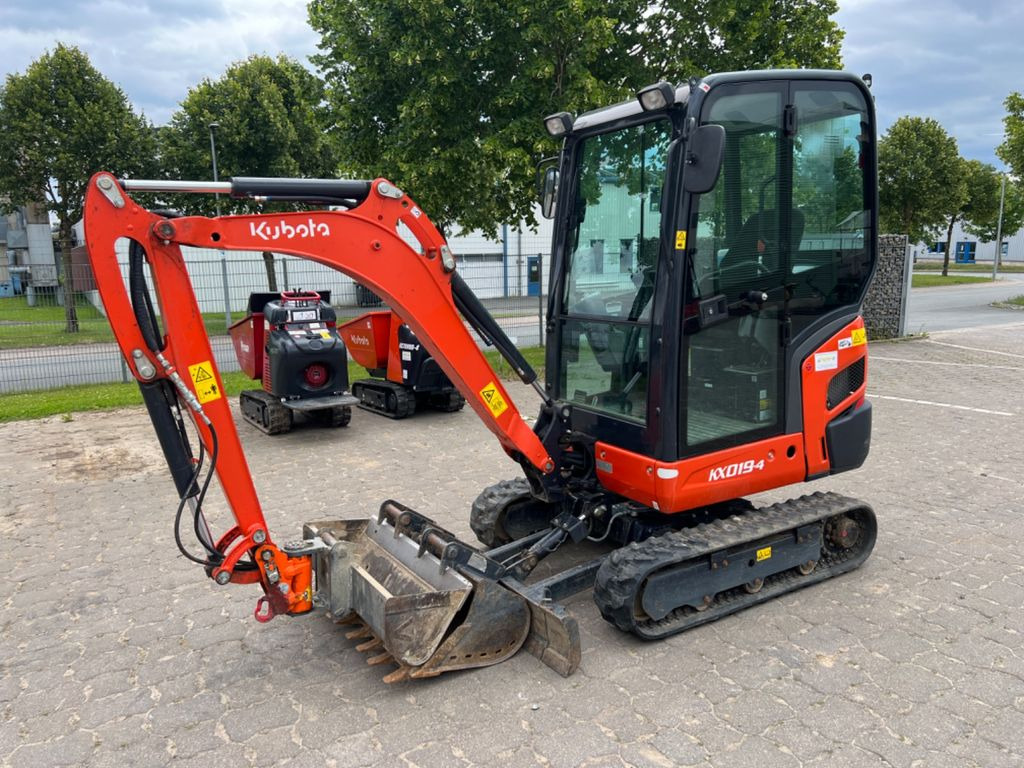 Kubota KX 019-4, Bj 22, 385 BH, Tilt MS01, TL, GL - Mini-ekskavators: foto 1 Kubota KX 019-4, Bj 22, 385 BH, Tilt MS01, TL, GL - Mini-ekskavators: foto 1