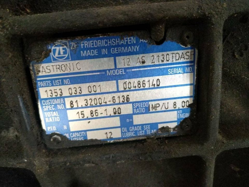 MAN Getriebe 12 AS 2130 TD - Pārnesumkārba - Kravas automašīna: foto 3 MAN Getriebe 12 AS 2130 TD - Pārnesumkārba - Kravas automašīna: foto 3