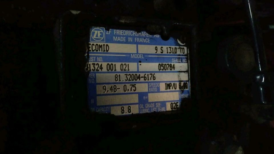 ZF Getriebe 9 S 1310 TO - Pārnesumkārba - Kravas automašīna: foto 2 ZF Getriebe 9 S 1310 TO - Pārnesumkārba - Kravas automašīna: foto 2