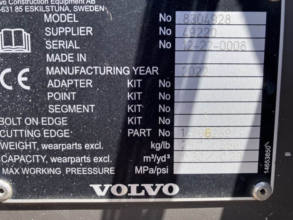 Volvo Tieflöffel mit Messer S50 - Ekskavators-iekrāvējs: foto 5 Volvo Tieflöffel mit Messer S50 - Ekskavators-iekrāvējs: foto 5