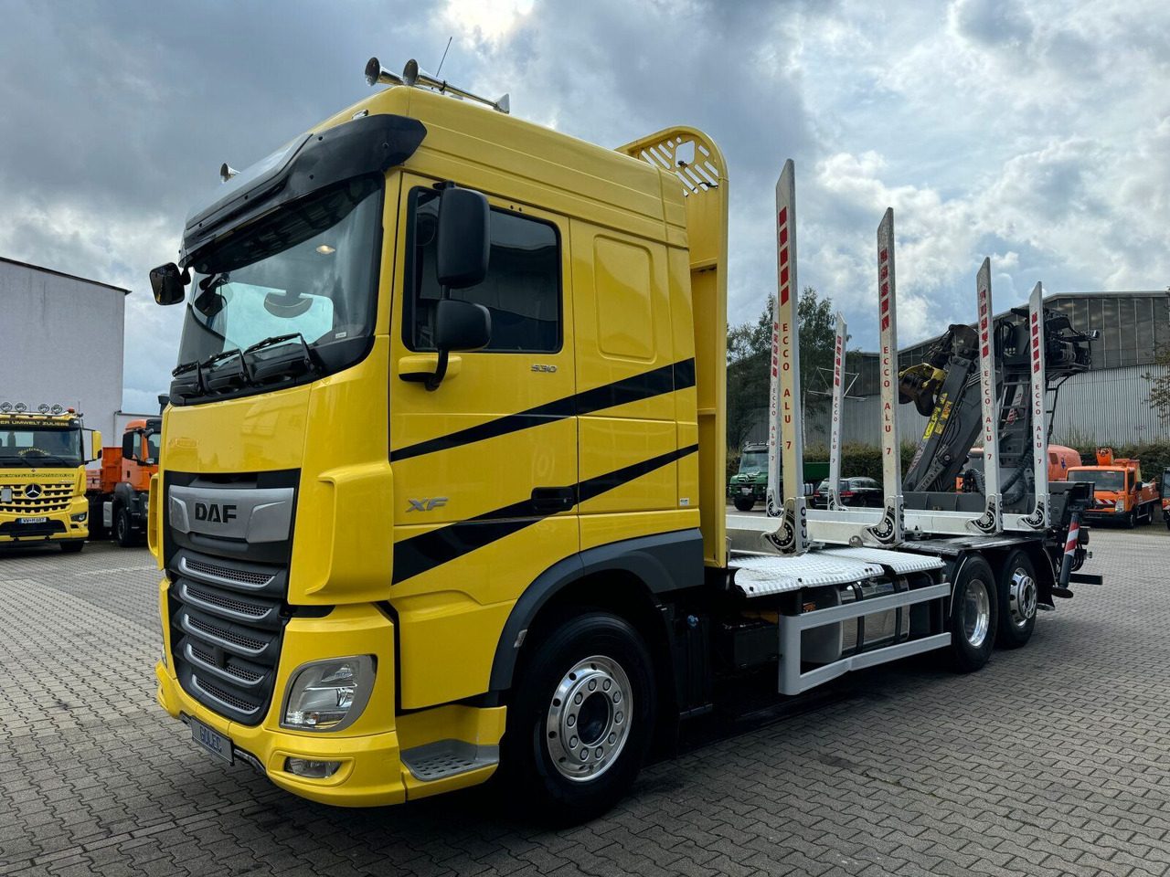 DAF XF 530 6x2 Holztransport Kran PENZ 15Z9.50 *Anh. - Kokvedējs, Kravas auto ar manipulatoru: foto 3 DAF XF 530 6x2 Holztransport Kran PENZ 15Z9.50 *Anh. - Kokvedējs, Kravas auto ar manipulatoru: foto 3