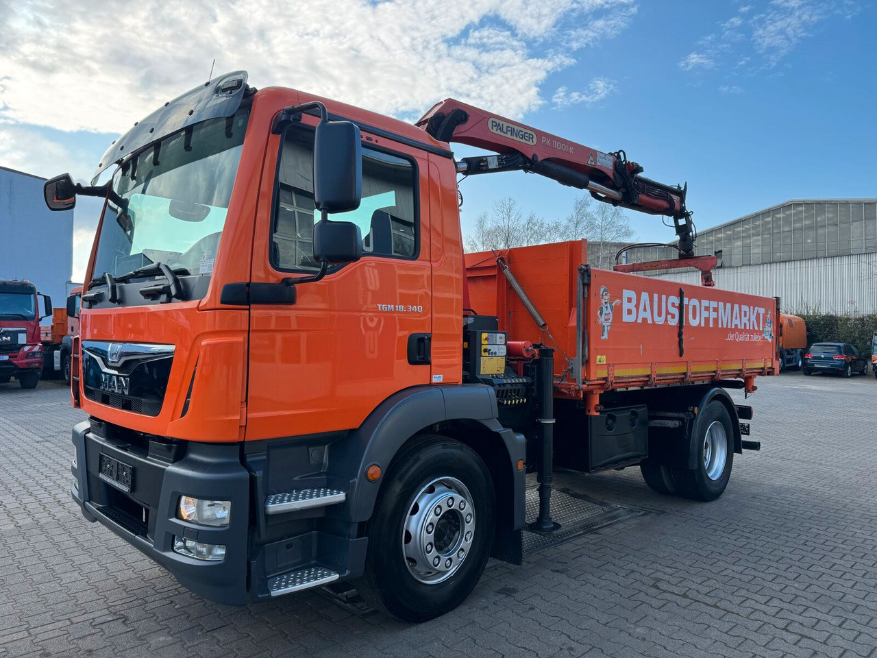 MAN TGM 18.340 4x2 Euro 6 Kipper Kran PK11001.K - Kravas automašīna pašizgāzējs, Kravas auto ar manipulatoru: foto 2 MAN TGM 18.340 4x2 Euro 6 Kipper Kran PK11001.K - Kravas automašīna pašizgāzējs, Kravas auto ar manipulatoru: foto 2