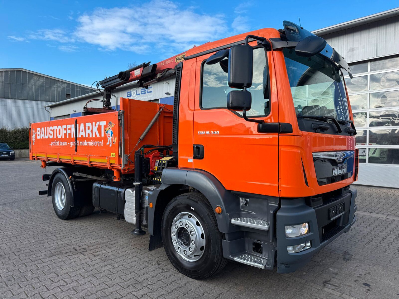 MAN TGM 18.340 4x2 Euro 6 Kipper Kran PK11001.K - Kravas automašīna pašizgāzējs, Kravas auto ar manipulatoru: foto 1 MAN TGM 18.340 4x2 Euro 6 Kipper Kran PK11001.K - Kravas automašīna pašizgāzējs, Kravas auto ar manipulatoru: foto 1