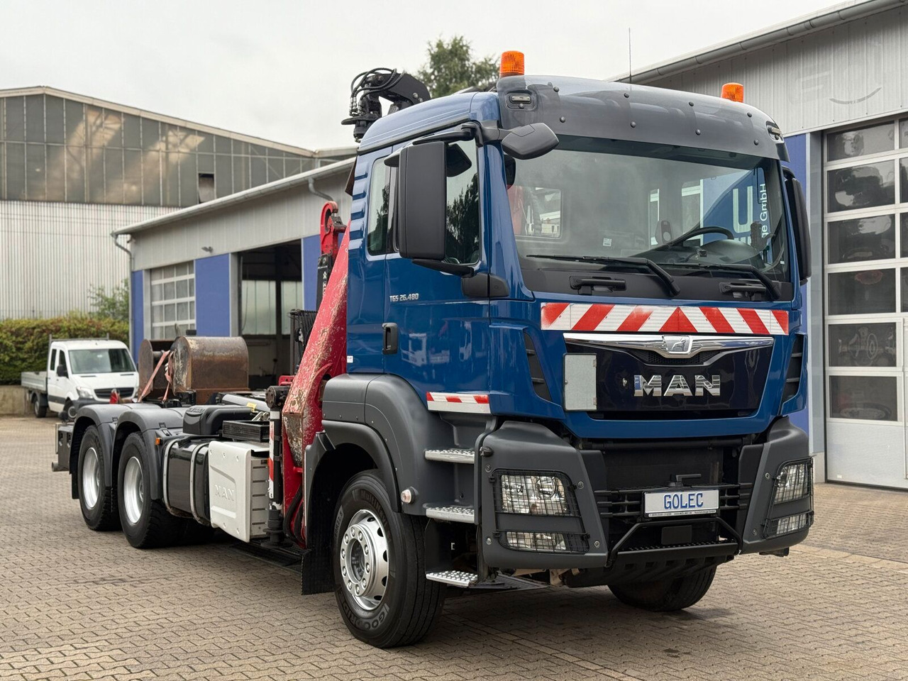 MAN TGS 28.480 6x4 Abrollkipper Kran Greifer 4,63 T - Kravas auto ar manipulatoru: foto 1 MAN TGS 28.480 6x4 Abrollkipper Kran Greifer 4,63 T - Kravas auto ar manipulatoru: foto 1
