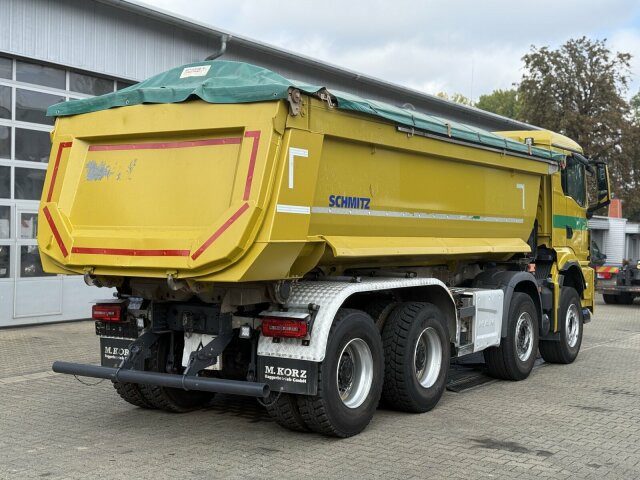Kravas automašīna pašizgāzējs MAN TGS 32.470 8x4 Muldenkipper Schmitz elekt. Plane: foto 9