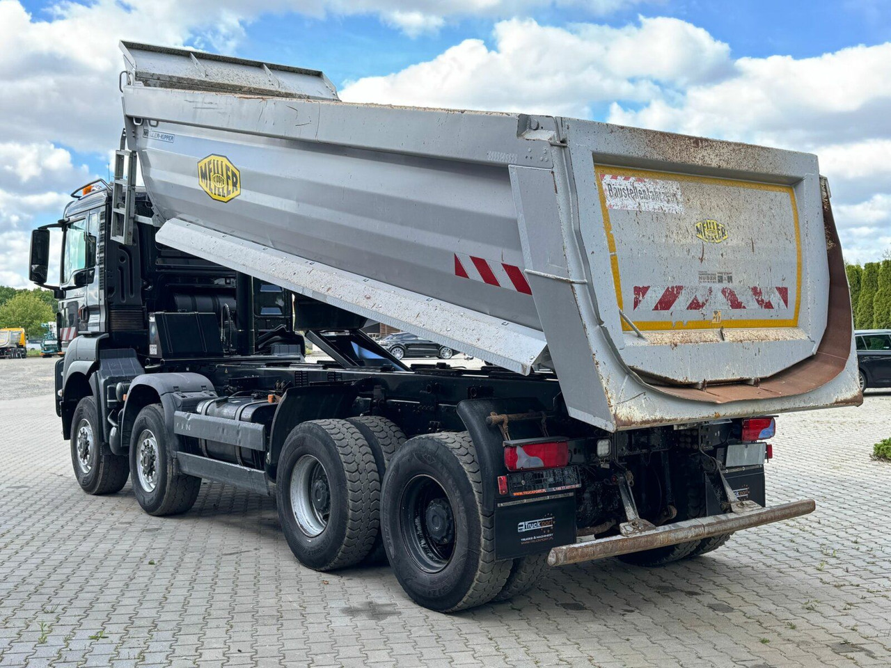 Būvgružu konteineru vedējs MAN TGS 35.460 8x6 BB Muldenkipper Meiller: foto 6