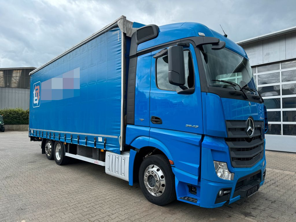 Kravas automašīna ar tentu Mercedes-Benz ACTROS 2542 6x2 Euro 6 Jumbo Pritsche *Stapler: foto 1