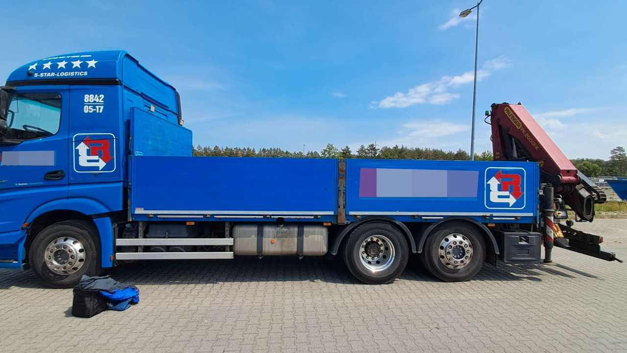 Mercedes-Benz ACTROS 2545 6x2 Pritsche Kran Palfinger PK20001K - Kravas auto ar manipulatoru: foto 2 Mercedes-Benz ACTROS 2545 6x2 Pritsche Kran Palfinger PK20001K - Kravas auto ar manipulatoru: foto 2