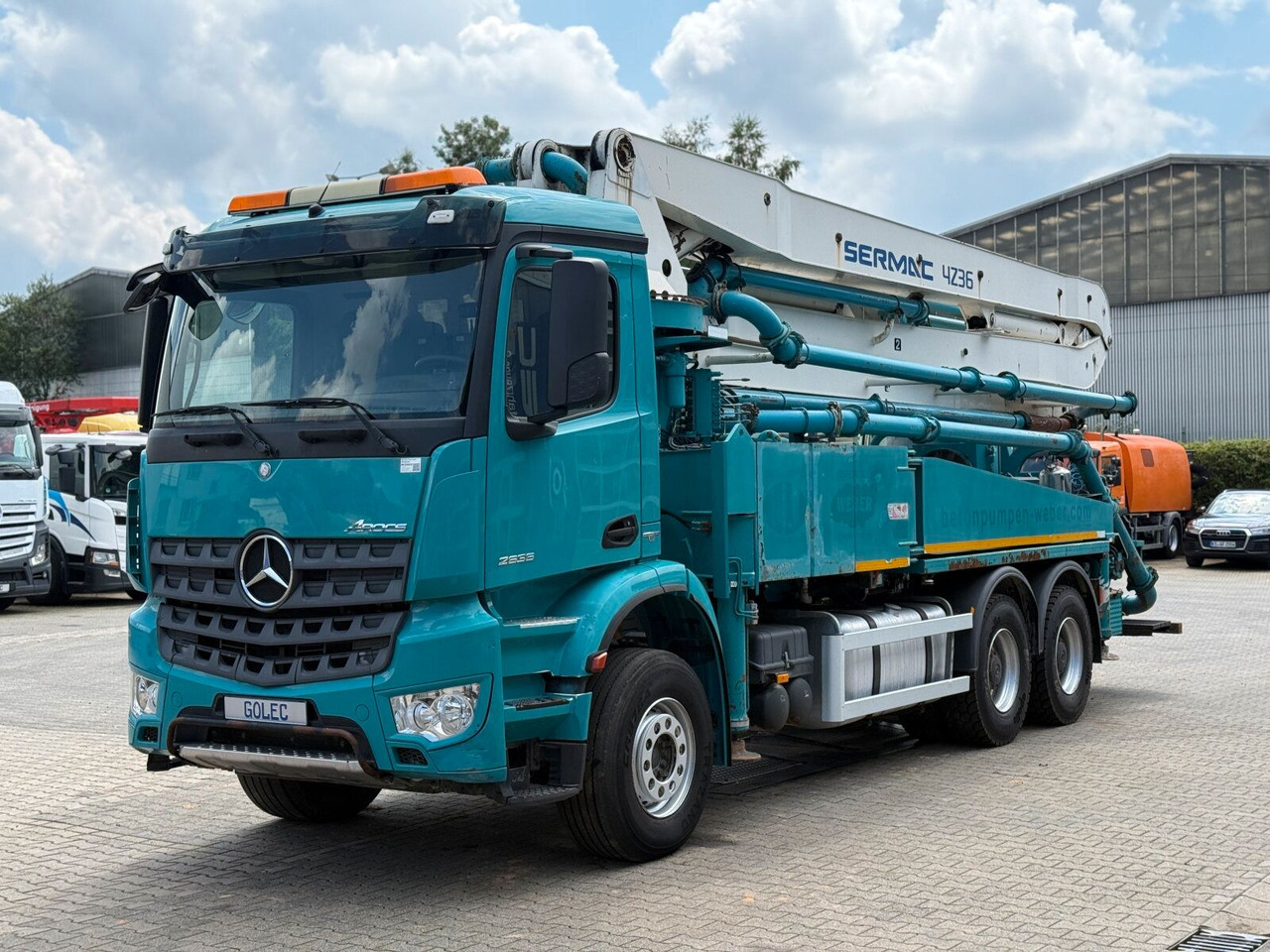 Mercedes-Benz AROCS 2636 6x4 Euro 6 Betonpumpe SERMAC 4Z36 - Betona sūknis: foto 2 Mercedes-Benz AROCS 2636 6x4 Euro 6 Betonpumpe SERMAC 4Z36 - Betona sūknis: foto 2