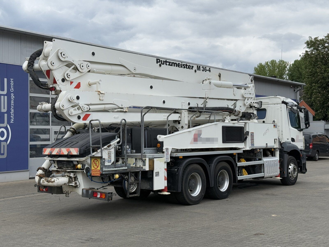 Mercedes-Benz AROCS 2840 6x4 Betonp. Putzmeister BSF36-4.16HLS - Betona sūknis: foto 4 Mercedes-Benz AROCS 2840 6x4 Betonp. Putzmeister BSF36-4.16HLS - Betona sūknis: foto 4