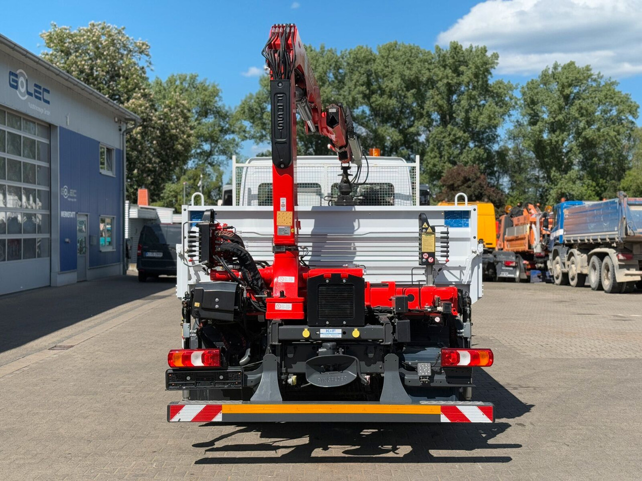 Kravas auto ar manipulatoru Mercedes-Benz ATEGO 818 4x2 Euro 6 Kipper Kran FASSI F65B.0.22: foto 7