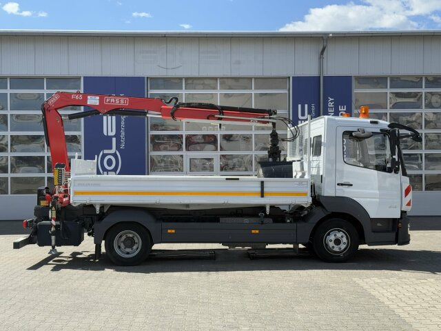 Komercauto pašizgāzējs Mercedes-Benz ATEGO 818 4x2 Euro 6 Kipper Kran FASSI F65B.0.22: foto 9