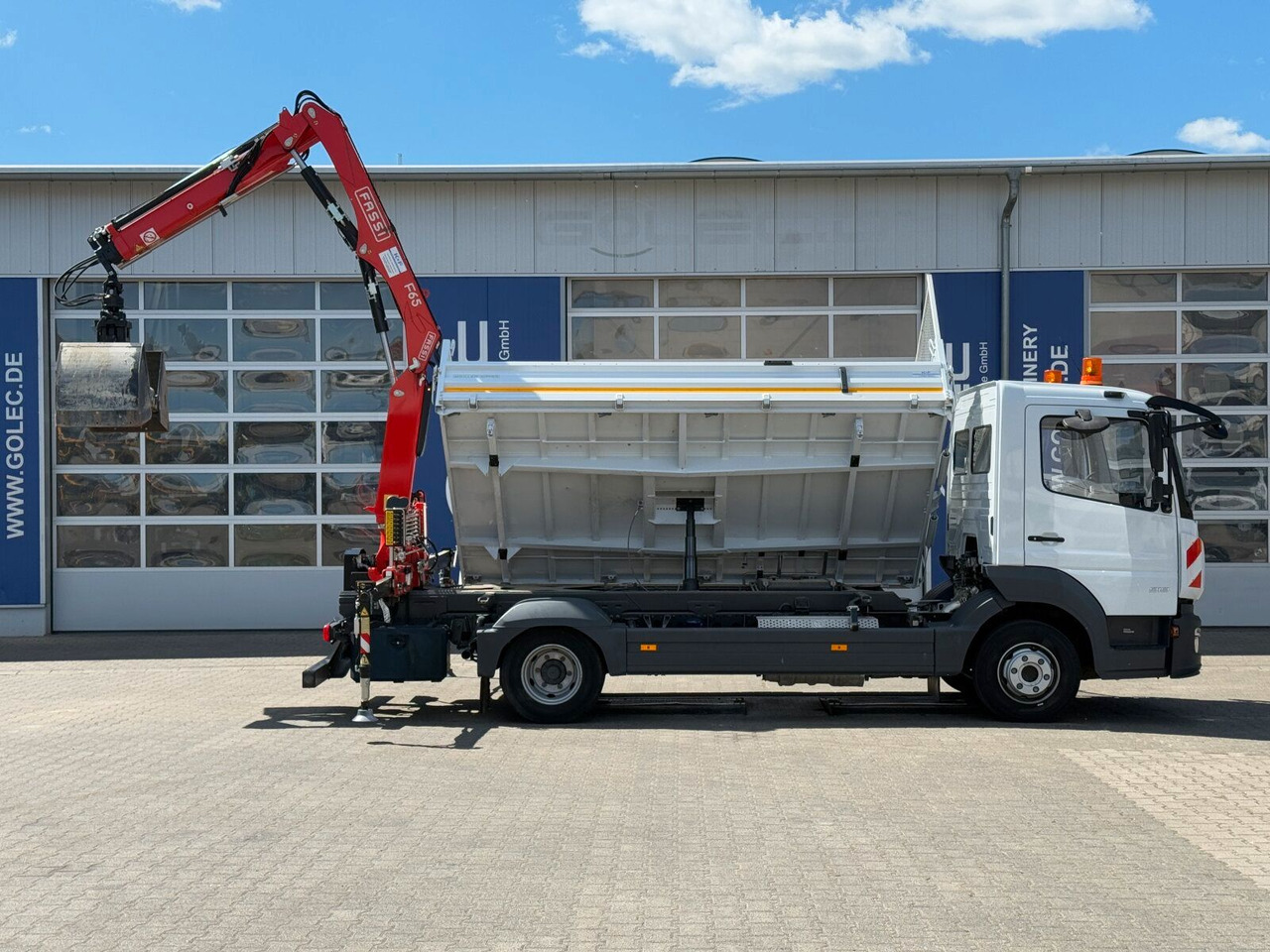 Mercedes-Benz ATEGO 818 4x2 Euro 6 Kipper Kran FASSI F65B.0.22 - Kravas auto ar manipulatoru: foto 4 Mercedes-Benz ATEGO 818 4x2 Euro 6 Kipper Kran FASSI F65B.0.22 - Kravas auto ar manipulatoru: foto 4