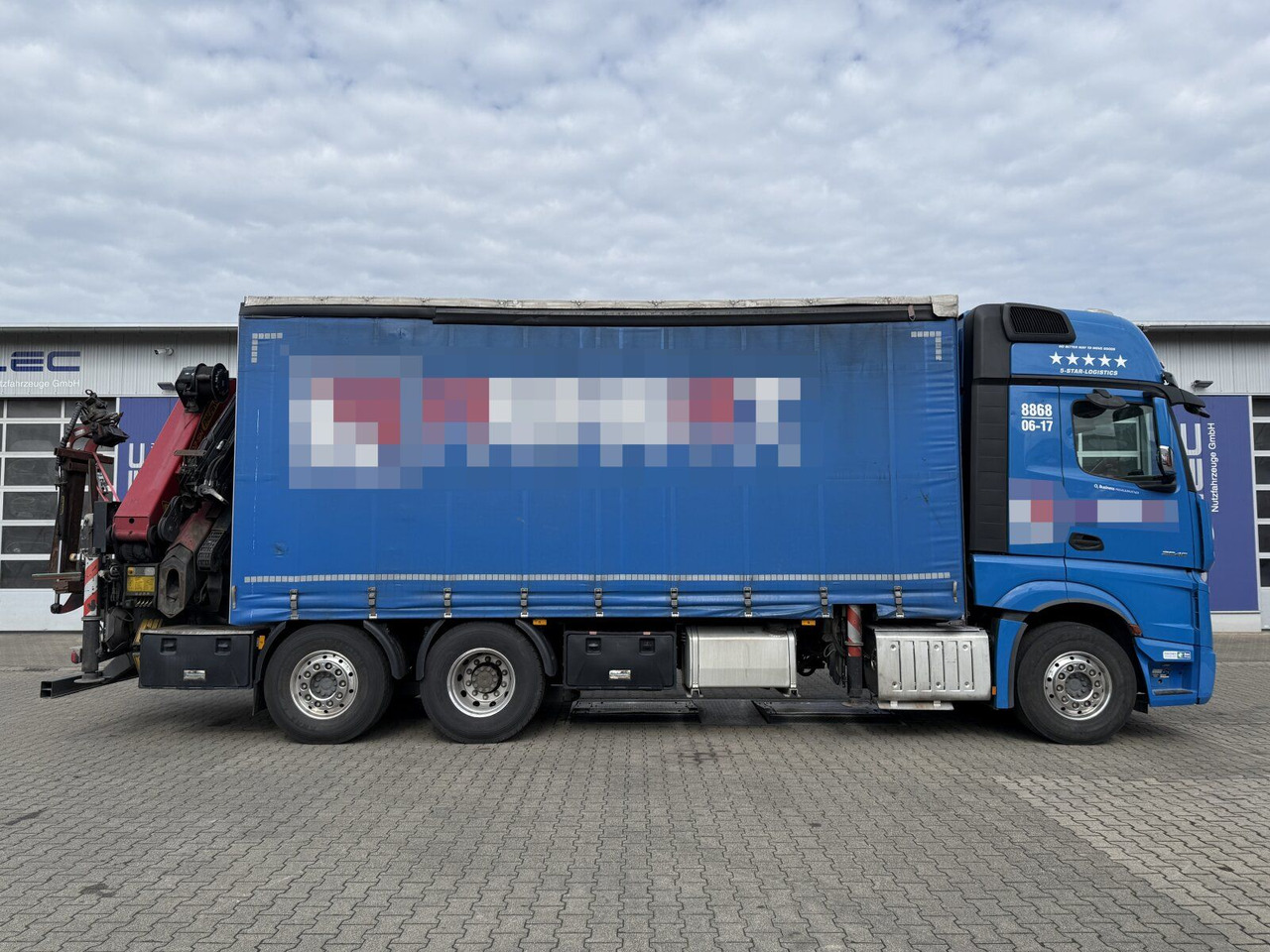Mercedes-Benz Actros 6x2 Pritsche Kran Palfinger PK34002 + JIB - Kravas auto ar manipulatoru: foto 2 Mercedes-Benz Actros 6x2 Pritsche Kran Palfinger PK34002 + JIB - Kravas auto ar manipulatoru: foto 2