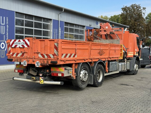 Kravas auto ar manipulatoru, Bortu kravas automašīna/ Platforma Renault Premium Lander Pritsche mit Kran FASSI: foto 6