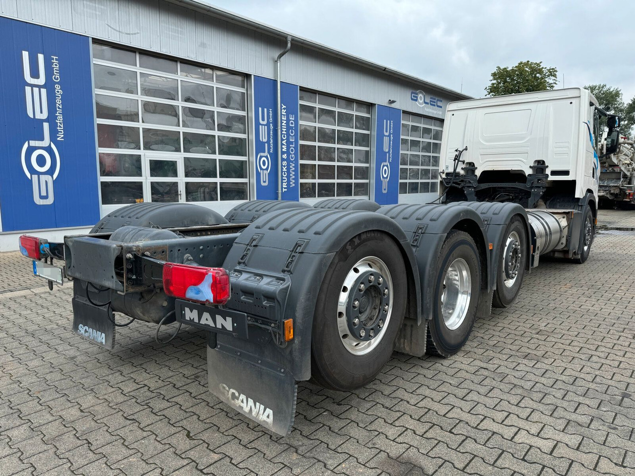 Scania G 410 B8x2*6 NB LNG Fahrgestell Nebenantrieb - Šasija kravas automašīna, Kravas auto ar manipulatoru: foto 5 Scania G 410 B8x2*6 NB LNG Fahrgestell Nebenantrieb - Šasija kravas automašīna, Kravas auto ar manipulatoru: foto 5