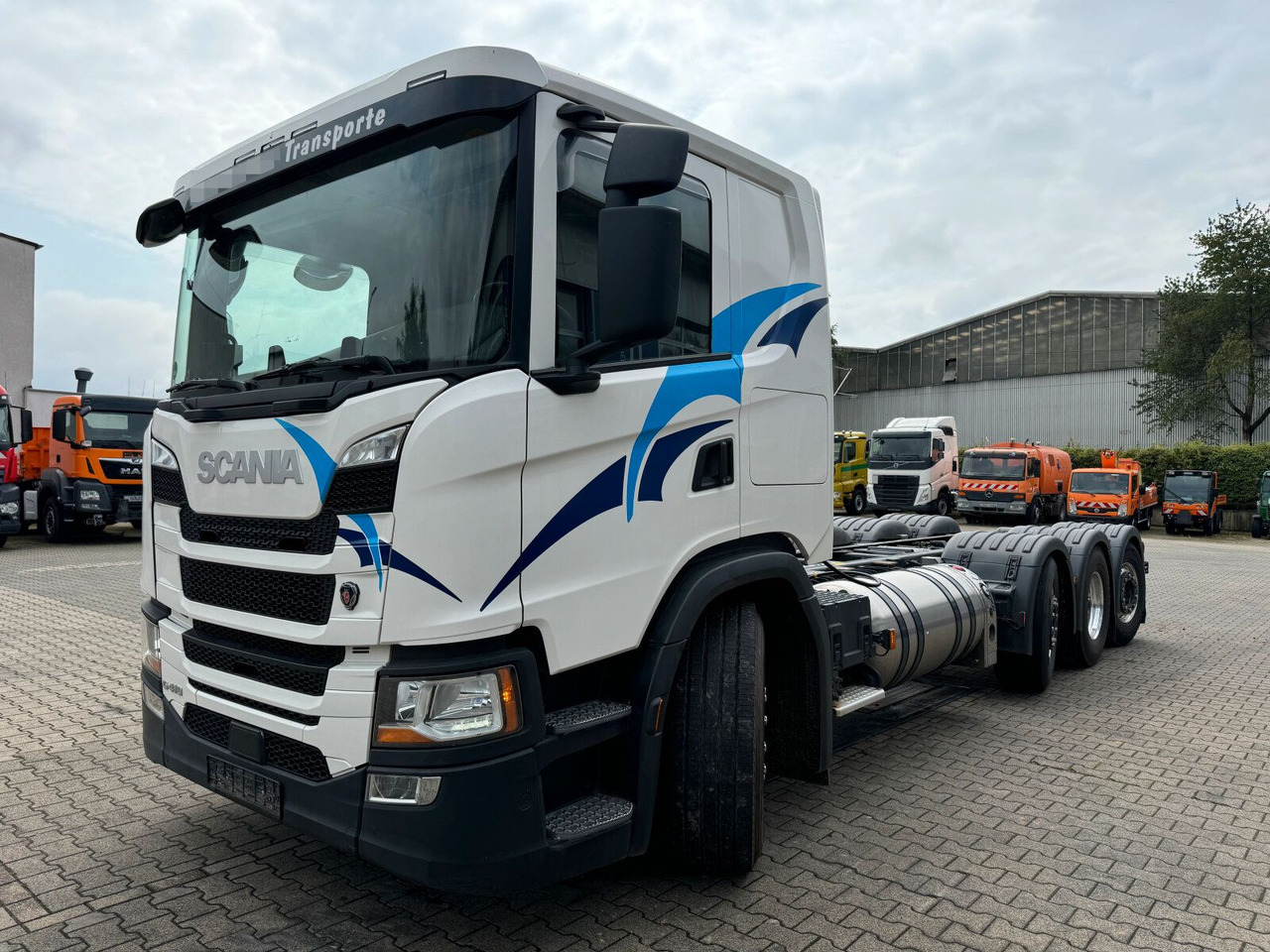 Scania G 410 B8x2*6 NB LNG Fahrgestell Nebenantrieb - Autocisterna, Kravas auto ar manipulatoru: foto 3 Scania G 410 B8x2*6 NB LNG Fahrgestell Nebenantrieb - Autocisterna, Kravas auto ar manipulatoru: foto 3