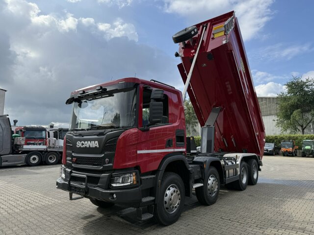 Scania P 420 8x4 Kipper Meiller 18,5m3 Euro 6 - Kravas automašīna pašizgāzējs: foto 4 Scania P 420 8x4 Kipper Meiller 18,5m3 Euro 6 - Kravas automašīna pašizgāzējs: foto 4