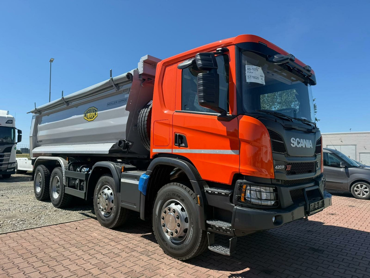 Scania P 420 8x4 Kipper Meiller Euro 6 - Kravas automašīna pašizgāzējs: foto 1 Scania P 420 8x4 Kipper Meiller Euro 6 - Kravas automašīna pašizgāzējs: foto 1