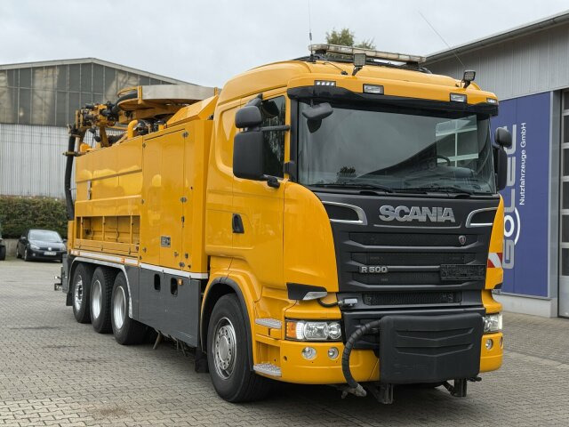 Scania R500 8x4 Kanalreiniger Kombi MÜLLER Canalmaster - Asenizācijas mašīna: foto 1 Scania R500 8x4 Kanalreiniger Kombi MÜLLER Canalmaster - Asenizācijas mašīna: foto 1