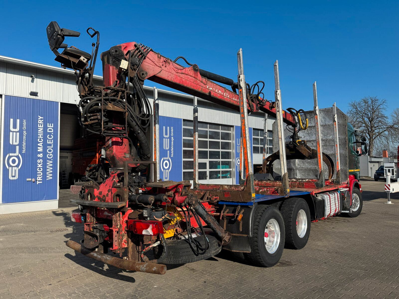 Scania R560 6x4 Holztransport Kran LOGLIFT HIAB 140S79R - Kokvedējs, Kravas auto ar manipulatoru: foto 2 Scania R560 6x4 Holztransport Kran LOGLIFT HIAB 140S79R - Kokvedējs, Kravas auto ar manipulatoru: foto 2