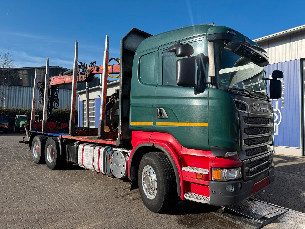 Scania R560 6x4 Holztransport Kran LOGLIFT HIAB 140S79R - Kokvedējs, Kravas auto ar manipulatoru: foto 1 Scania R560 6x4 Holztransport Kran LOGLIFT HIAB 140S79R - Kokvedējs, Kravas auto ar manipulatoru: foto 1