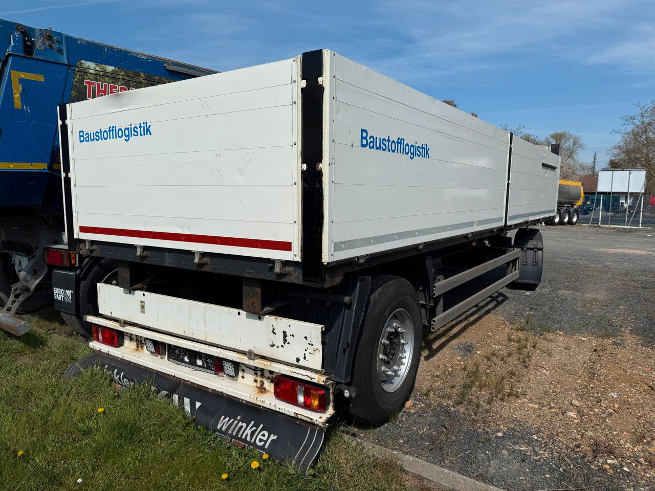 Schmitz Cargobull Gotha AFG 18 BS Baustoffanhänger 2 Achse - Bortu piekabe/ Platforma: foto 3 Schmitz Cargobull Gotha AFG 18 BS Baustoffanhänger 2 Achse - Bortu piekabe/ Platforma: foto 3