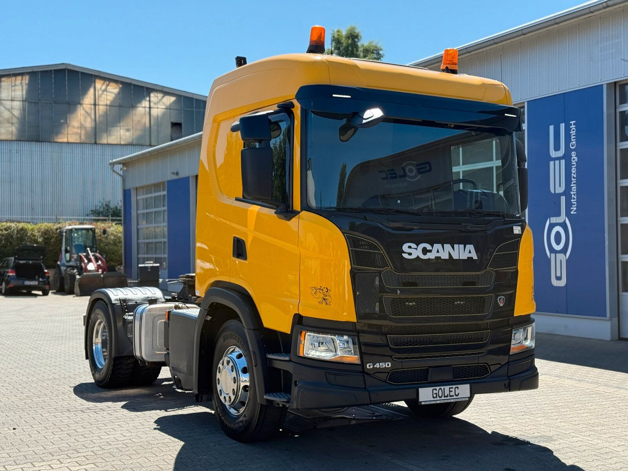 Scania G450 4x2 Euro 6 SZM Kipphydraulik Blatt/ Luft - Vilcējs: foto 1 Scania G450 4x2 Euro 6 SZM Kipphydraulik Blatt/ Luft - Vilcējs: foto 1
