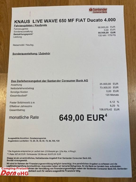Knaus L!VE WAVE 650 MF Automatik/180 PS/Heavy - Daļēji integrētais kemperis: foto 5 Knaus L!VE WAVE 650 MF Automatik/180 PS/Heavy - Daļēji integrētais kemperis: foto 5