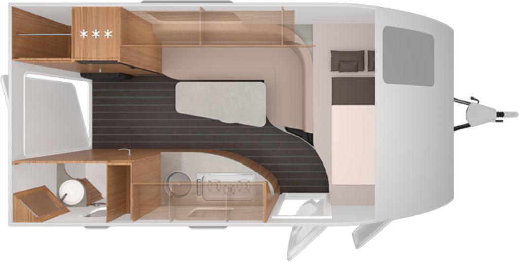 Knaus Sport&Fun 480 QL Black Selection Dachklima - Dzīvojamais treileris: foto 2 Knaus Sport&Fun 480 QL Black Selection Dachklima - Dzīvojamais treileris: foto 2