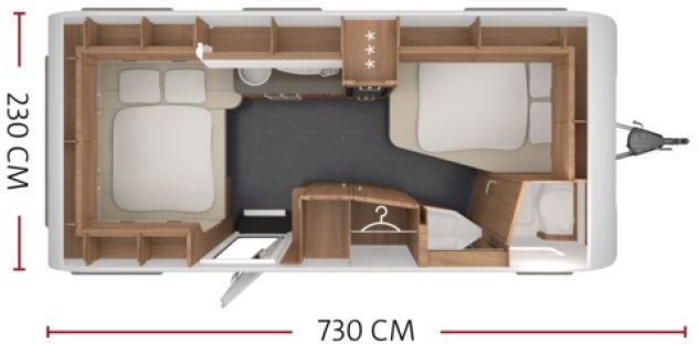 Tabbert Da Vinci 490 TD 2,3 Dachklima,Markise - Dzīvojamais treileris: foto 2 Tabbert Da Vinci 490 TD 2,3 Dachklima,Markise - Dzīvojamais treileris: foto 2