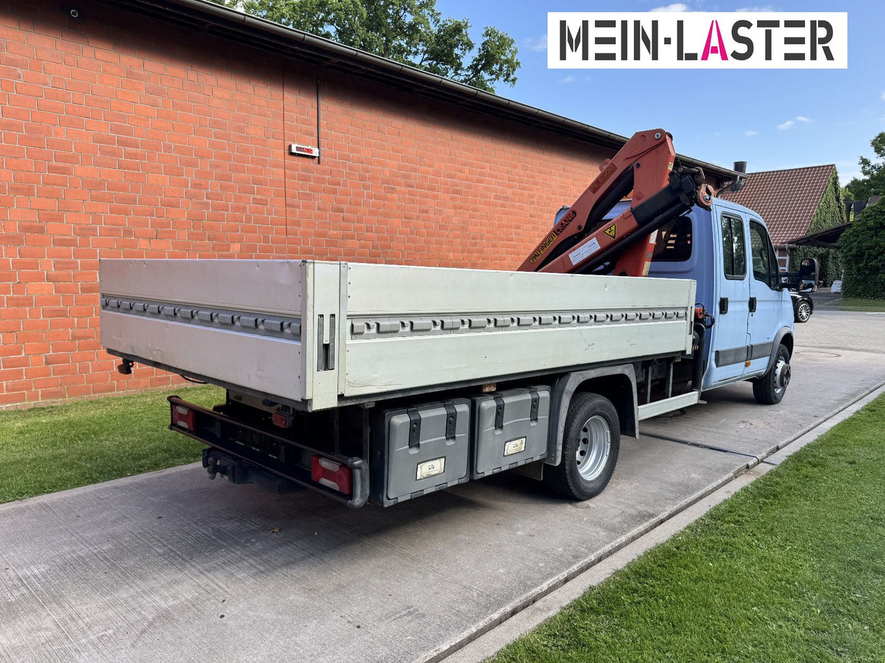 Iveco 65C180 3.0d Palfinger PK 6500 7 Sitzer NL 2300kg - Automašīna ar kravas platformu, Kravas-pasažieru furgons: foto 5 Iveco 65C180 3.0d Palfinger PK 6500 7 Sitzer NL 2300kg - Automašīna ar kravas platformu, Kravas-pasažieru furgons: foto 5